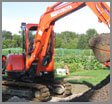 Mini-excavation and french drain installation