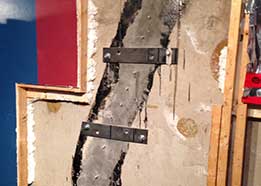 Inner foundation crack repair